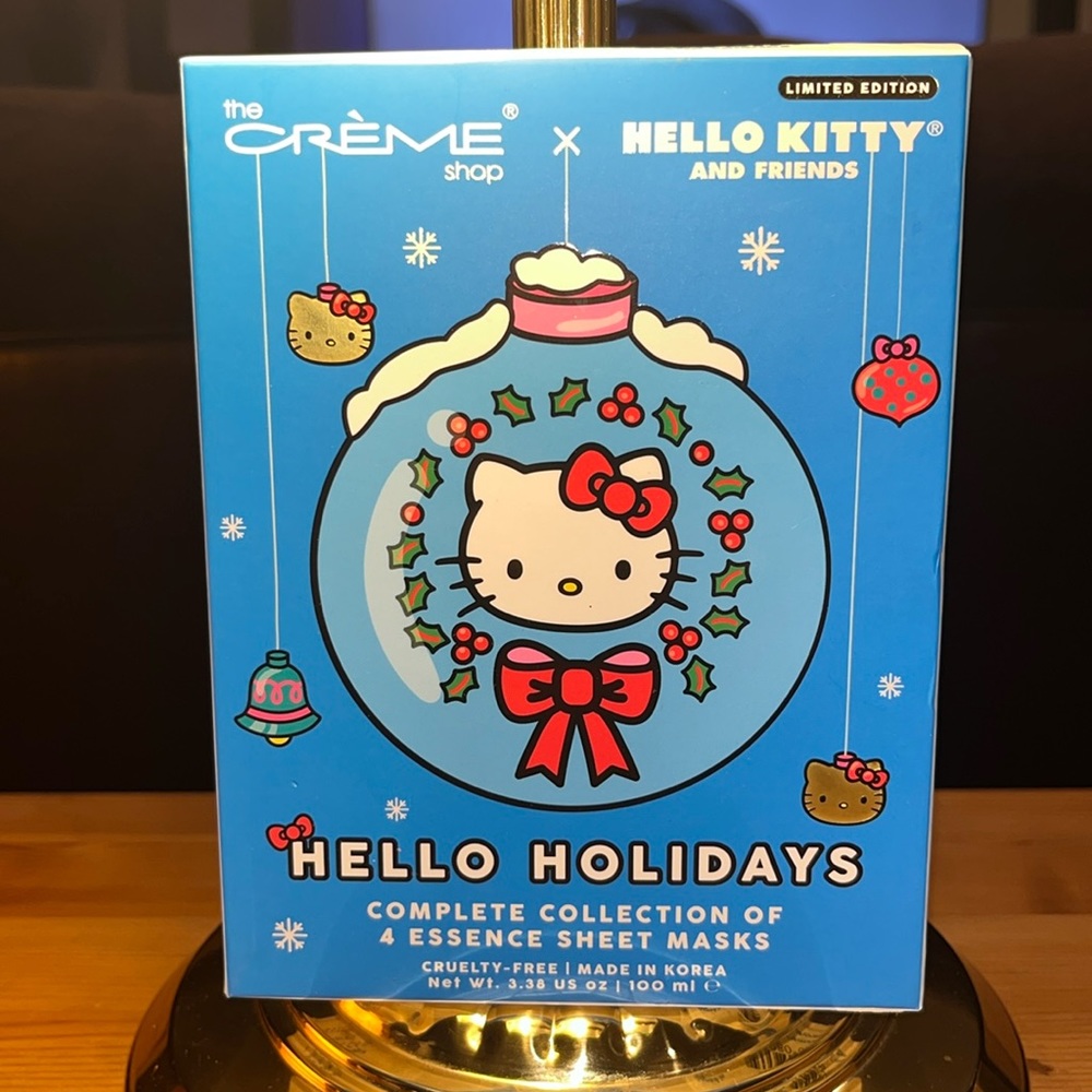 Hello Kitty Crème Shop Holiday Collection Christmas Essence Sheet Masks …